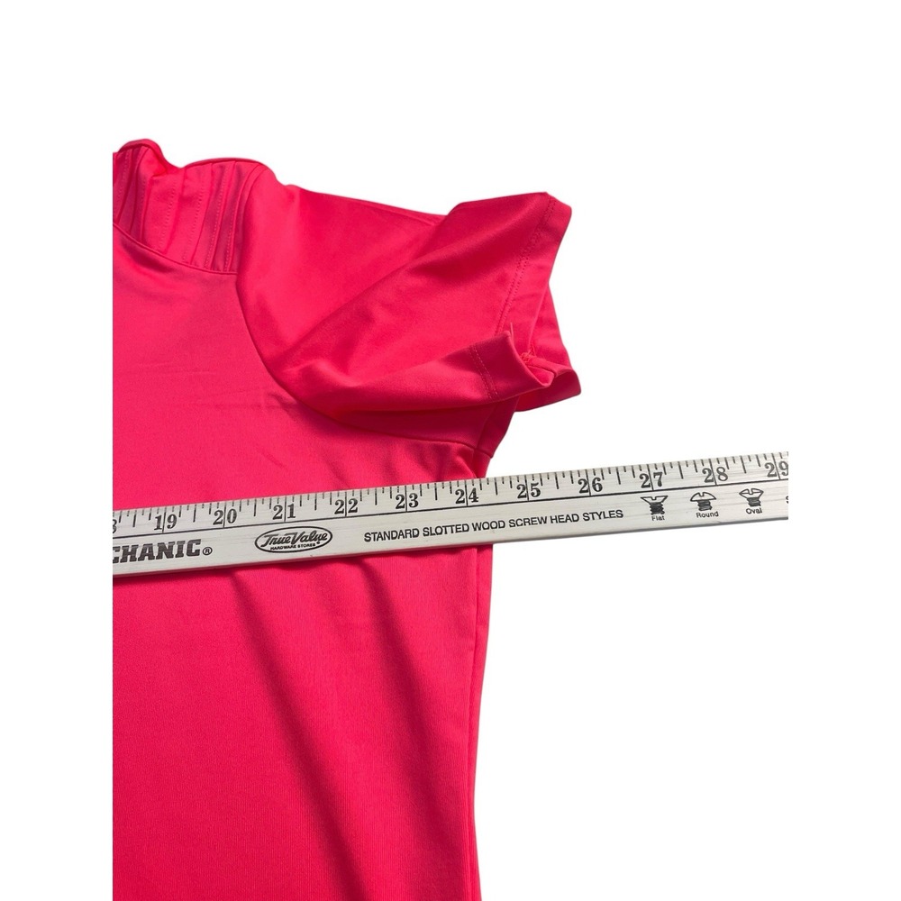 Tail Women's Xxl Orange Three-Quarter Zip Polo Or Blouse - Picture 5 of 6